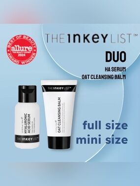 🇬🇧🌟🆕*NEW* INKEY LIST | FULL-MINI | Award winning duo Cleansing Balm + HA Serum